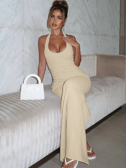 Solid Bodycon Elegant Evening Dress