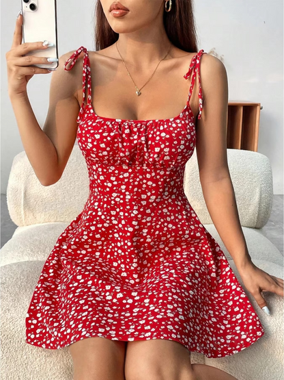 Elegant Vacation Style Backless Dress
